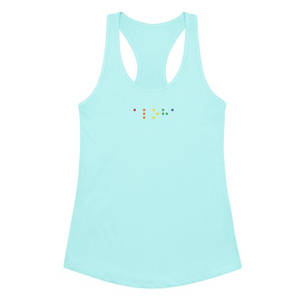 Aloha Braille Women’s fitted racerback tank top - Image 11