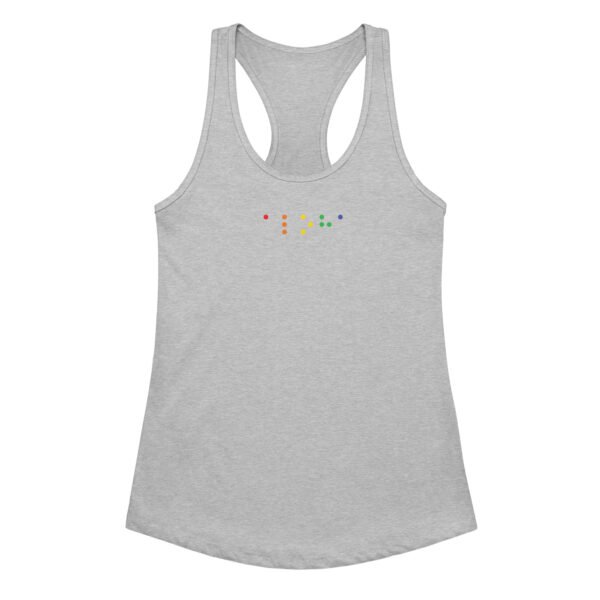 Aloha Braille Women’s fitted racerback tank top - Image 10