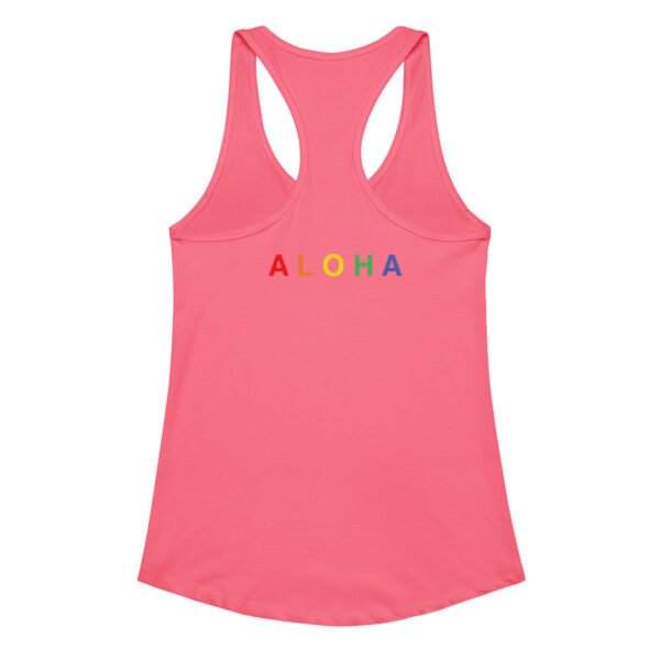 Aloha Braille Women’s fitted racerback tank top - Image 3