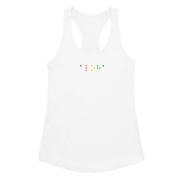 Aloha Braille Women’s fitted racerback tank top - Image 14
